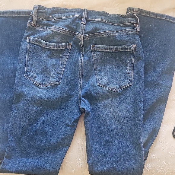 High Rise Blue Jeans - Picture 3 of 4